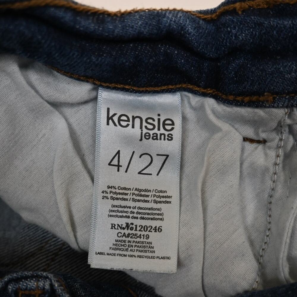 Kensie Jeans Women's 4/27 Kelsey Mid Waist Skinny Jeans - Picture 10 of 11